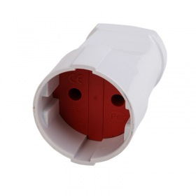 PROCONNECT Розетка переносная б\з белая 10А