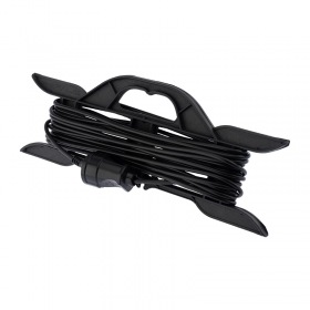 PROCONNECT Удлинитель-шнур на рамке PROconnect ПВС 2х0.75, 10 м, б/з, 6 А, 1300 Вт, IP20, черный (Сделано в России)