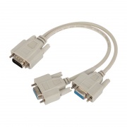 ПЕРЕХОДНИК шт. VGA - 2гн. VGA (провод) серый | Фото 4
