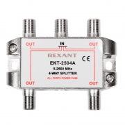 ДЕЛИТЕЛЬ ТВ х 4 под F разъём 5-2500 МГц СПУТНИК | Фото 5