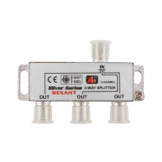 ДЕЛИТЕЛЬ ТВ x 3 + 4шт. F BOX 5-1000 МГц Silver | Фото 4