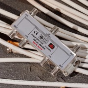 ДЕЛИТЕЛЬ ТВ краб x 6 + 7шт. F BOX 5-1000 МГц Silver | Фото 1