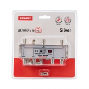 ДЕЛИТЕЛЬ ТВ краб x 6 + 7шт. F BOX 5-1000 МГц Silver | Фото 2
