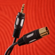 Шнур DIN 5PIN Plug - 3.5мм Stereo Plug 1.5М (GOLD) | Фото 1