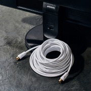 Шнур TV PLUG-TV JACK 10М Белый | Фото 1