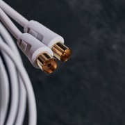 Шнур TV PLUG-TV JACK 10М Белый | Фото 3