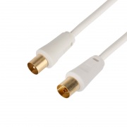 Шнур TV PLUG-TV JACK 3М Белый | Фото 1