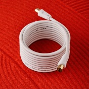 Шнур TV PLUG-TV JACK 5М Белый | Фото 1