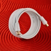 Шнур TV PLUG-TV JACK 5М Белый | Фото 4
