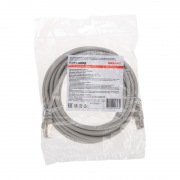 Шнур коммутационный патч-корд F/UTP, CAT 5e, RJ45-RJ45, 26AWG, LSZH, серый, 5м REXANT | Фото 3