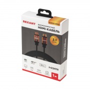 Кабель HDMI – HDMI 2.1, длина 1м, позолоченный REXANT | Фото 3