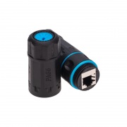 Индустриальный проходной адаптер уличный, RJ-45(8P8C), STP, CAT 6, IP68 REXANT | Фото 2