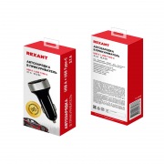 Автозарядка в прикуриватель REXANT АЗУ USB-A+USB-C, 3.1 A черная | Фото 2