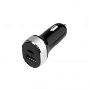 Автозарядка в прикуриватель REXANT АЗУ USB-A+USB-C, 3.1 A черная | Фото 3