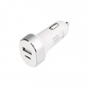 Автозарядка в прикуриватель REXANT АЗУ USB-A+USB-C, 3.1 A белая | Фото 3
