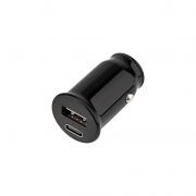 Автомобильное зарядное устройство c двумя портами USB-A+Type-С 12Вт REXANT | Фото 2