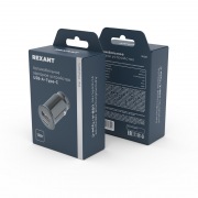 Автомобильное зарядное устройство c двумя портами USB-A+Type-С 12Вт REXANT | Фото 5