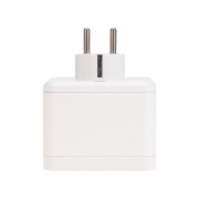 Двойник электрический Куб 16А с/з, 2 разъема USB-A 2,4А, 1 разъем USB-C 3А, с ночной подсветкой, белый REXANT | Фото 5
