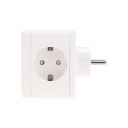 Двойник электрический Куб 16А с/з, 2 разъема USB-A 2,4А, 1 разъем USB-C 3А, с ночной подсветкой, белый REXANT | Фото 6