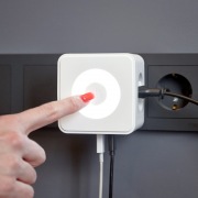 Двойник электрический Куб 16А с/з, 2 разъема USB-A 2,4А, 1 разъем USB-C 3А, с ночной подсветкой, белый REXANT | Фото 8