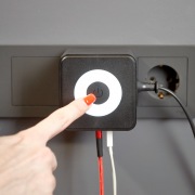 Двойник электрический Куб 16А с/з, 2 разъема USB-A 2,4А, 1 разъем USB-C 3А, с ночной подсветкой, черный REXANT | Фото 8