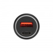 Автозарядка в прикуриватель АЗУ USB-A (QC 3.0)+USB-C (PD), 38Вт черная REXANT | Фото 3