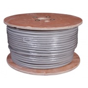 Кабель витая пара F/UTP, CAT 5е, LSZH нг(А)-HF, 25PR, 24AWG, внутренний, однопроволочный, серый, 305м, РФ REXANT | Фото 1