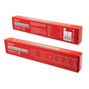 Блок распределения питания PDU горизонтальный 1U 6 розеток СЕЕ 7/4 Schuko 16A фильтр выкл алюм корп шнур 2м вилка СЕЕ 7/7 Schuko черный REXANT | Фото 6