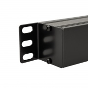 Блок распределения питания PDU вертикальный 12 розеток СЕЕ 7/4 Schuko 16A выкл алюм корп шнур 2м вилка СЕЕ 7/7 Schuko черный REXANT | Фото 3