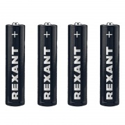 Батарейка алкалиновая AAA/LR03 мизинчиковая 1,5В блистер 4 шт. REXANT | Фото 2