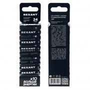 Батарейка алкалиновая AAA/LR03 мизинчиковая 1,5В блистер 24 шт. REXANT | Фото 3