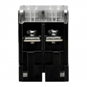 Блок зажимов клеммный БЗД 2х-полюсный 2,5 мм2 20A на DIN-рейку REXANT | Фото 1