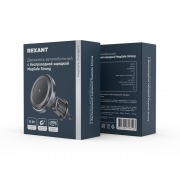 Держатель автомобильный с беспроводной зарядкой MagSafe Strong 15Вт REXANT | Фото 7