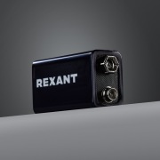 Батарейка алкалиновая 6LR61 Крона 9В блистер 1 шт. REXANT | Фото 1