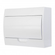 Бокс пластиковый ЩРН-П-12 IP41 белый (белая дверца) REXANT | Фото 1