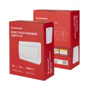 Бокс пластиковый ЩРН-П-12 IP41 белый (белая дверца) REXANT | Фото 6