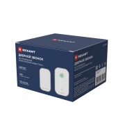 Беспроводной дверной звонок кинетический 38 мелодий 150м IP68 белый REXANT | Фото 7