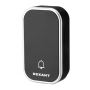 Беспроводной дверной звонок кинетический 38 мелодий 150м IP68 черный REXANT | Фото 6