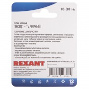 Разъем антенный на кабель, (гнездо-TV), черный, (1шт.)  REXANT | Фото 2