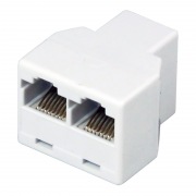 Переходник сетевой LAN, (гнездо 8Р8С (Rj-45) - 2 гнезда 8Р8С (Rj-45))  REXANT | Фото 3