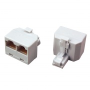 Переходник сетевой LAN, (штекер 8Р8С (Rj-45) -2 гнезда 8Р8С (Rj-45))  REXANT | Фото 3