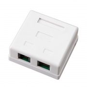 Розетка телефонная + сетевая LAN, на стену, (гнездо 8Р8С (Rj-45) + гнездо 6Р-4С (RJ-11))  REXANT | Фото 4