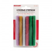Клей 11/100 мм цветной с блестками  (12 шт./уп.) блистер REXANT | Фото 2