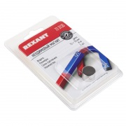 Неодимовый магнит диск 15х10мм сцепление 8 кг (Упаковка 1 шт) Rexant | Фото 6