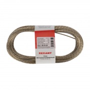 Трос стальной в ПВХ изоляции d=2.5 мм моток 20 м REXANT | Фото 2