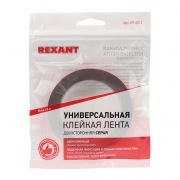 Двухсторонний скотч серый на HBA акриловой основе, защитная пленка красная, 12 мм, 5 м REXANT | Фото 6