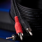 Шнур Стерео 3,5 мм - 2 RCA, длина 10 метров  REXANT | Фото 1