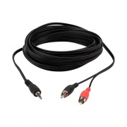 Шнур Стерео 3,5 мм - 2 RCA, длина 10 метров  REXANT | Фото 2