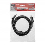 Шнур HDMI - HDMI с фильтрами, длина 2 метра, угловой 360° (GOLD) (PVC пакет)  REXANT | Фото 3