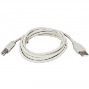 Шнур USB B (male) штекер - USB-A (male) штекер, длина 1,8 метра (PE пакет)  REXANT | Фото 2